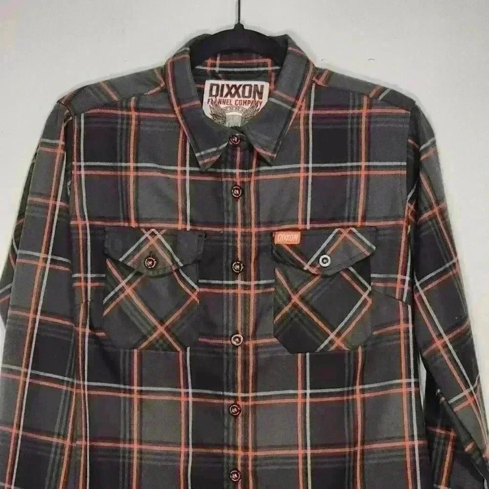 Dixxon Flannel Company Womens Juneau Flannel Long Sleeve Button Down Size Medium - Picture 2 of 10